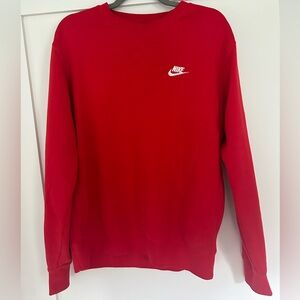 Women’s Red Nike Crewneck